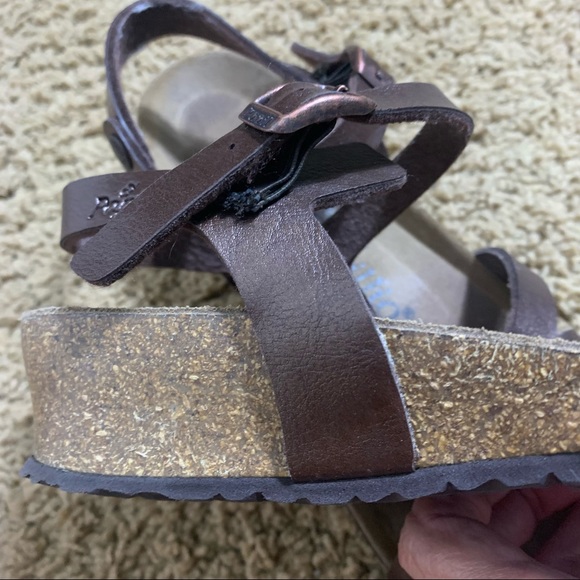 Birkenstock Brown Strappy Sandals - Picture 3 of 8